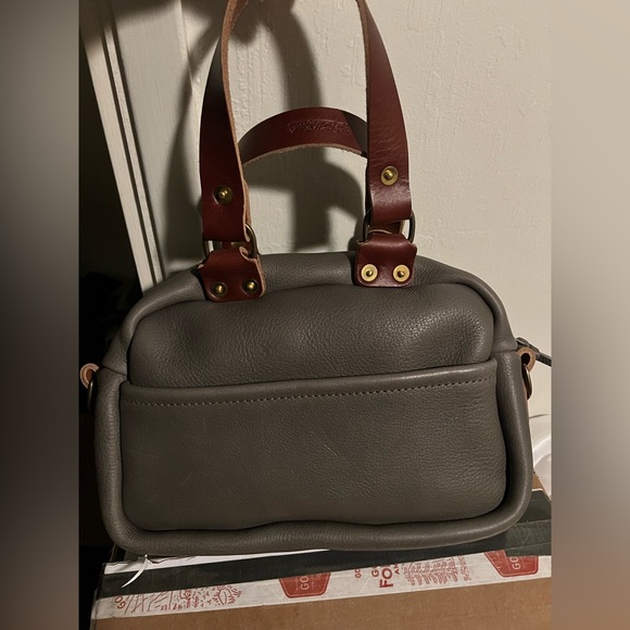 Go Forth Goods Mini Hoffman Lead Grey W/ Saddle Accents BNNU - Picture 2 of 3